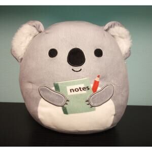 Squishmallows 8 inch Back to School Kirk the Koala Excellent Condition